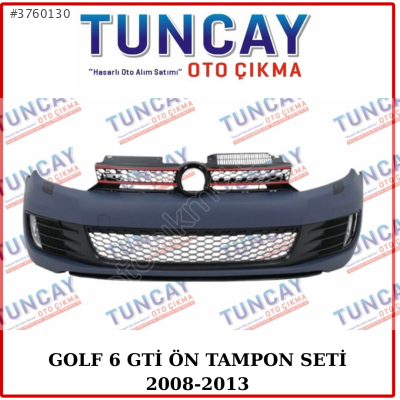 VOLKSWAGEN GOLF 6 GTI ÖN TAMPON 2008-2013 YEDEK PARÇA