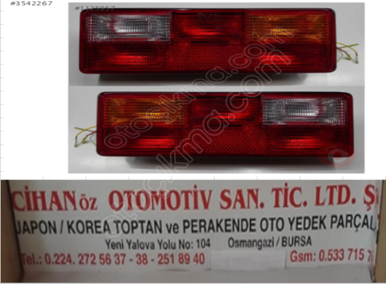 Mitsubishi L200 Tek Kabin Stop 1990 1998 - Sağ Sol.