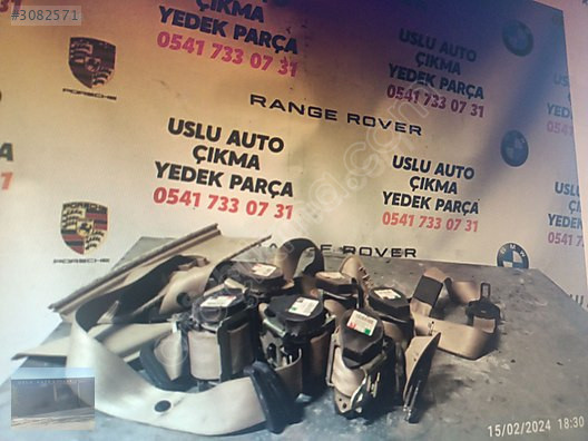 Audi Q7 emniyet kemerleri