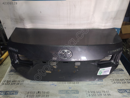 ÇIKMA TOYOTA COROLLA BAGAJ KAPAĞI