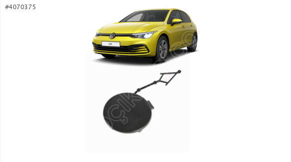 5H0807241 VW GOLF8 2020 ÖN ÇEKİ DEMİR KAPAĞI