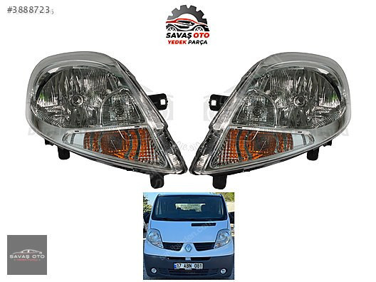 TRAFİC VİVARO ÖN FAR SAĞ SOL ELEKTRİKLİ 2006+ ADET FİYAT