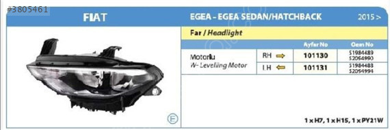 EGEA  SAG FAR 2015-2024 ÇERCEVELİ