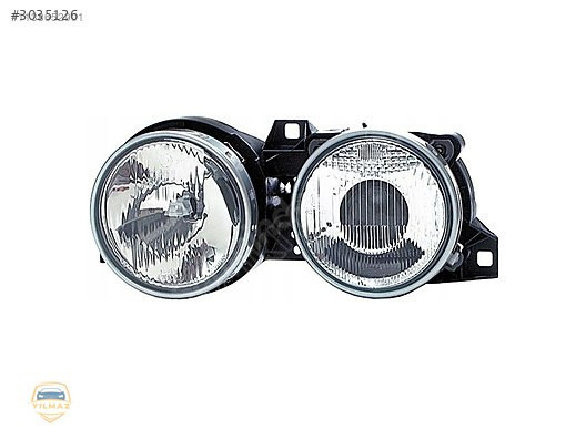 BMW E30 88-91 SAĞ FAR SIFIR DEPO İÇİ SİYAH