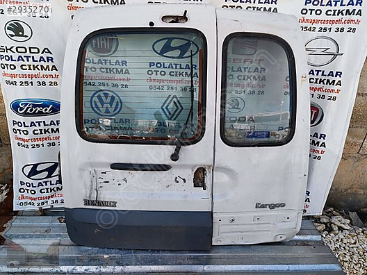 Renault Kangoo bagaj kapağı çift kapak orijinal