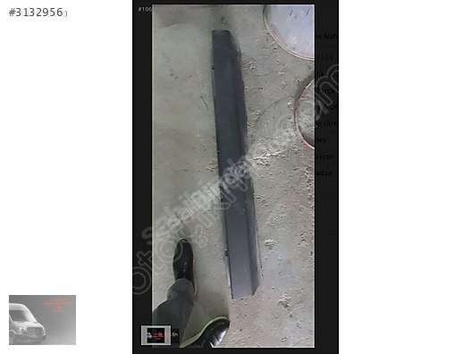 Mercedes Sprinter orta arka tampon sıfır