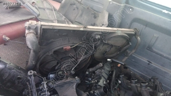 Fiat scudo 1.9 turbosuz radyatör seti fan