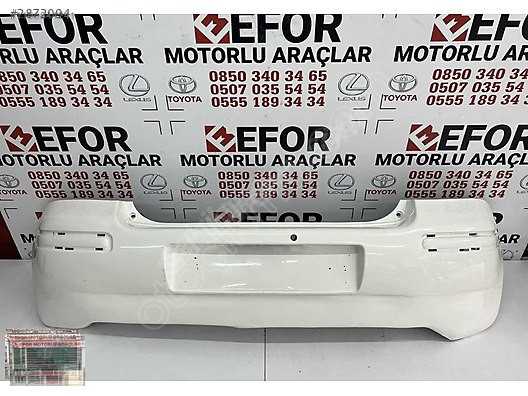 TOYOTA YARİS ARKA TAMPON ÇIKMA ORJİNAL YEDEK PARÇA 02-06