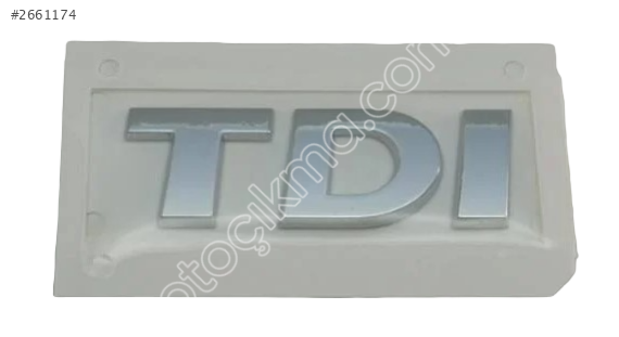 VW POLO 10-17 ARKA BAGAJ TDI YAZISI 6R0853675B 739