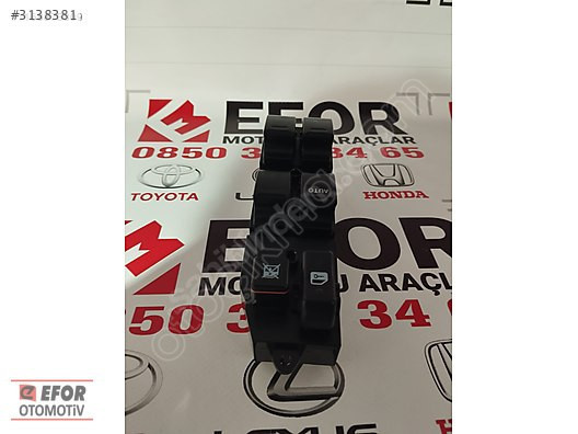 TOYOTA YARIS SIFIR SOL ÖN CAM DÜĞME 02-05 OEM NO: 84820-60070