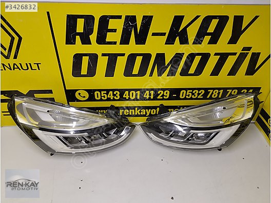 260108886R 260606098R RENAULT CLİO 4 İKON LEDLİ SAĞ SOL FAR ORJ