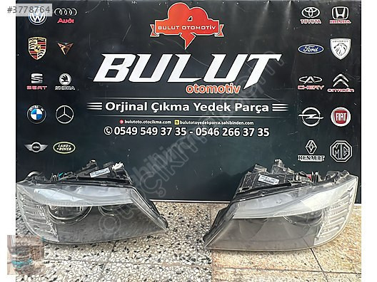Bmw e90 sağ sol takım far düz çıkma