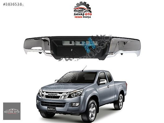 ISUZU DMAX ARKA TAMPON KROMLU 2012 2013 2014 2015 / 898153277451