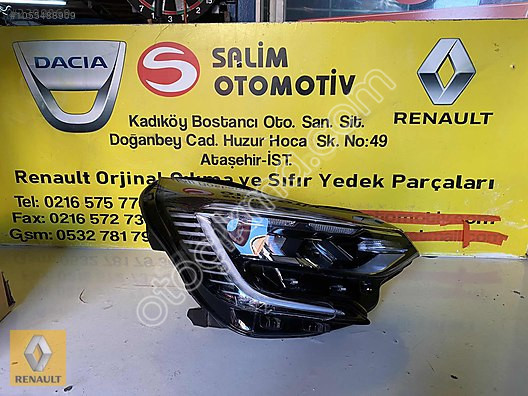 RENAULT CAPTUR 2022 ÇIKMA ORJINAL SAĞ FAR