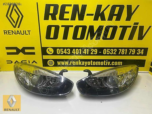 2013-2016 Renault Fluence Sağ Sol Far Sıfır Yedek Parça