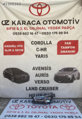 2020-2025 TOYOTA HİLUX ÇIKMA ORJİNAL SOL ÖN FAR
