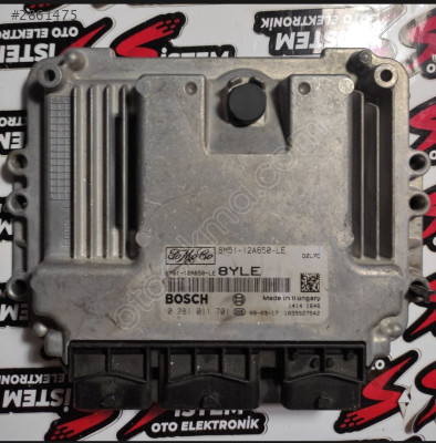 Ford Focus 1.6 TDCI Motor Beyni 0281011701 6M51-12A650-LC