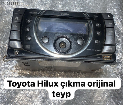 TOYOTA HİLUX ÇIKMA ORJİNAL TEYP