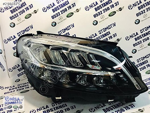 MERCEDES C SERİSİ W205 C180 AMG MAKYAJLI LEDLİ SAĞ FAR SIFIR