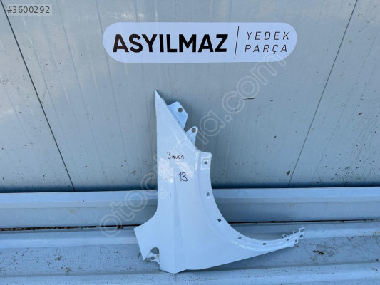 BAYON SAĞ ÖN ÇAMURLUK (ORJİNAL BOYASIZ) - DÜZ BEYAZ