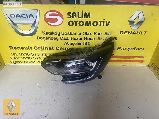 RENAULT MEGAN 4 2020 İCON SOL FAR VE DİĞER PARÇALARI