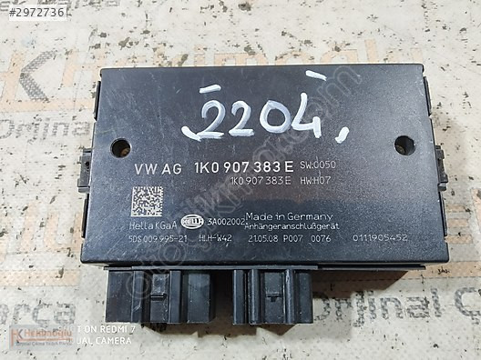 VW AG VOLKSWAGEN AUDİ RÖMORK ÇEKİ DEMİRİ KONTROL MODÜLÜ 1K0 907