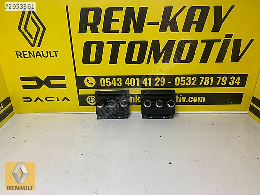 RENAULT CLİO 5 DİJİTAL KALORİFER KLİMA PANELİ SIFIR ORJ RENKAY
