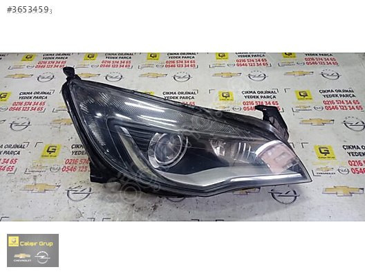 OPEL ASTRA J SAĞ MERCEKLI FAR ÇIKMA SÖKME YEDEK PARÇA
