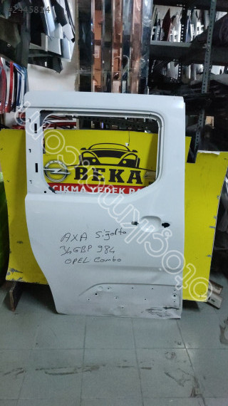 OPEL COMBO E SAĞ SÜRGÜLÜ KAPI BEYAZ ÇIKMA ORJİNAL YEDEK PARÇ