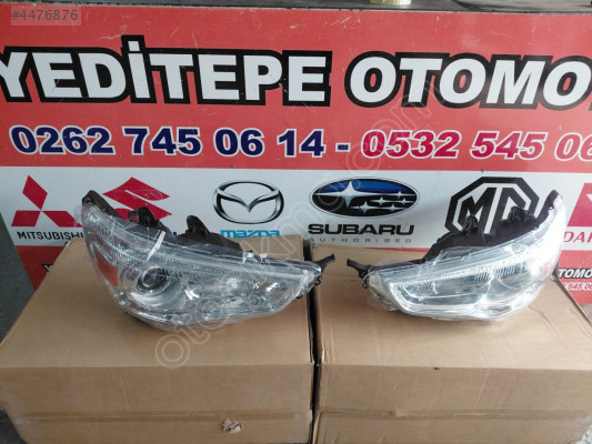 mitsubishi asx sağ sol ön far