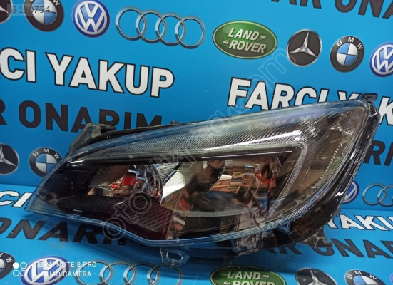 OPEL ASTRA J ÜSTTEN LEDLİ SOL ÖN FAR