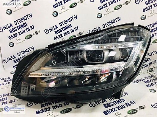 MERCEDES CLS SERİSİ W218 KASA MAKYAJSIZ LEDLİ SOL FAR ORJ ÇIKMA