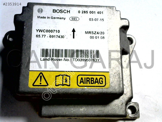 Land Rover Range Rover L322 L320 Airbag Beyni 65776917430