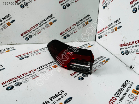 Toyota Corolla sol arka dış stop lambası 2020 24 model