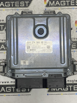 Mercedes Benz C300  A2749000800 0261S08785 MED17.7. ECU MOTOR