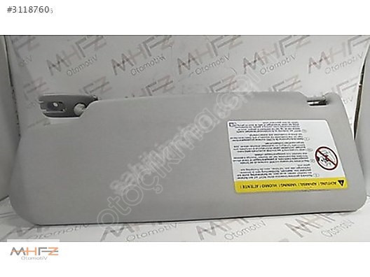 VW GOLF 5 2004-2008 ÖN SOL GUNESLİK ORJINAL GRİ