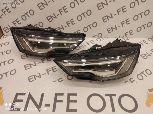 AUDİ A6 C8 LED XENON SOL FAR ORJİNAL  5