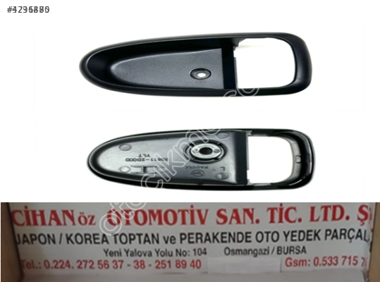 HYUNDAİ ELANTRA KAPI KOL YUVASI 2001-2006 ÖNARKA SOL.