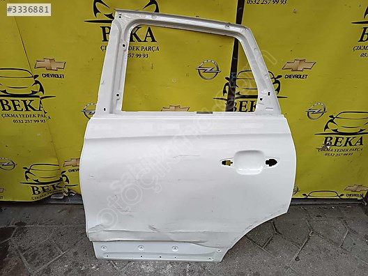 OPEL CROSSLAND SOL ARKA KAPI BEYAZ ÇIKMA ORJİNAL YEDEK PARÇA
