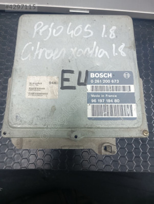 0261200673 PEUGEOT 405 1.8 MOTOR BEYNİ