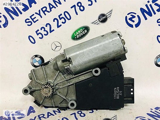 MINI COOPER R50 R53 KASA SUNROOF MOTORU ORJ ÇIKMA 67616928756