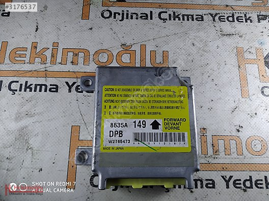 MİTSUBİSHİ L200 AİRBAG BEYNİ 8635A 149 DPB W2T65473MİTSUBİSHİ L2