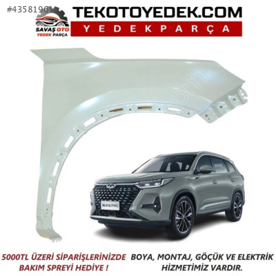 TİGGO 8  PRO ÖN ÇAMURLUK SAĞ SOL 2022 VE ÜZERİ / KAMPANYA