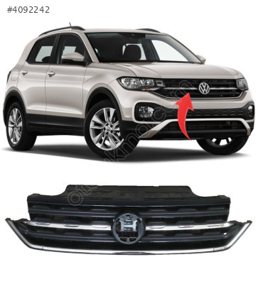 2GM853651D T-CROSS 2019-2023 ÖN PANJUR PARLAK SİYAH KROMLU