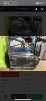 Citroën C4 sağ ön kapı