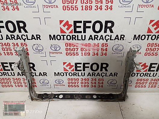 TOYOTA COROLLA ÖN PANEL ÇOKMA ORİJİNAL PARÇA 2013-2018
