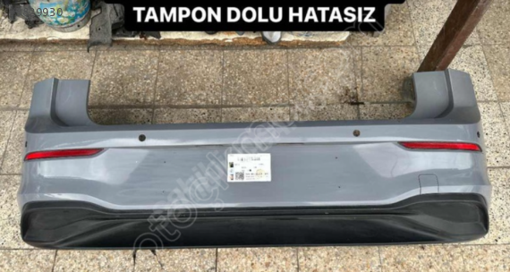 VOLKSWAGEN GOLF 8 ARKA TAMPON ORJİNAL DOLU