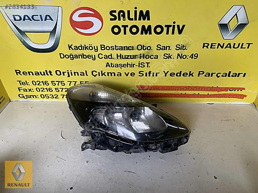 RENAULT CLIO 3 ÇIKMA 0RJİANL SAĞ FAR VE DİĞER PARÇALARI