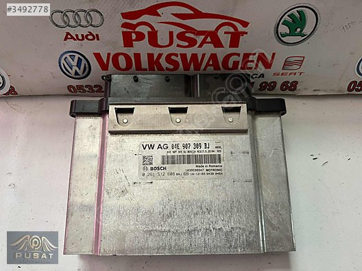VW TİGUAN ÇIKMA BENZİNLİ MOTOR BEYNİ 04E907309BJ 2016-2020