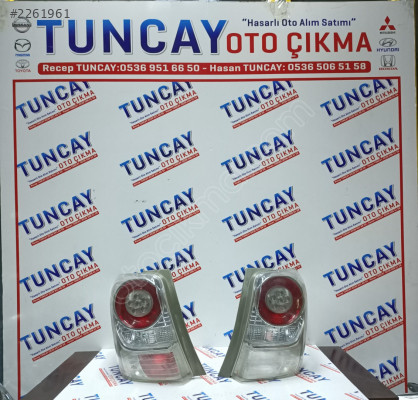 TOYOTA VERSO SOL LED'Lİ STOP 2009-2016 ÇIKMA PARÇA ORJİNAL